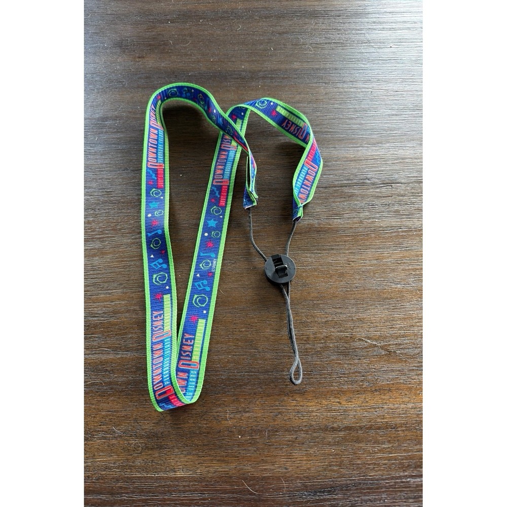 Rare (Retired) WDW Downtown Disney Water Bottle Holder Lanyard